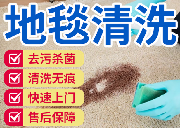 沙发地毯清洗上门服务洗毛地毯清洁床垫沙发布艺窗帘高温消毒除螨